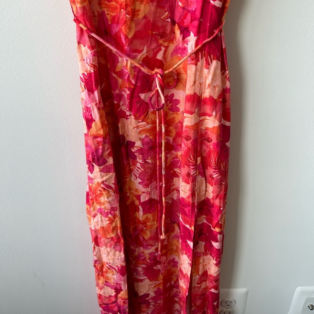 L Space Harper Midi Dress Size Small Floral EUC G0334 - Picture 6 of 10